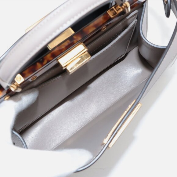 Like new original Fendi Peekaboo Iseeu iconic medium dove grey / taupe / greige - Picture 4 of 9